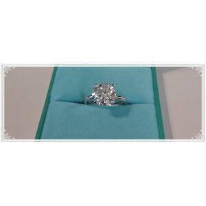 2 Ct. CERTIFIED Genuine Moissanite Diamond Round Solitaire Engagement Ring Sz 8